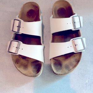 white birkenstocks